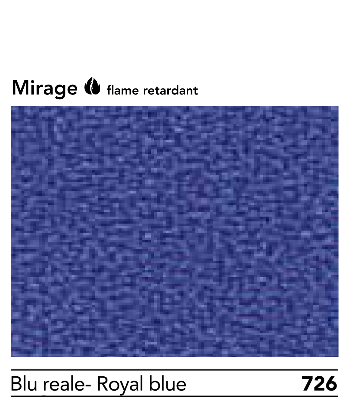 MIRAGE – 726 Blu reale Royal blue